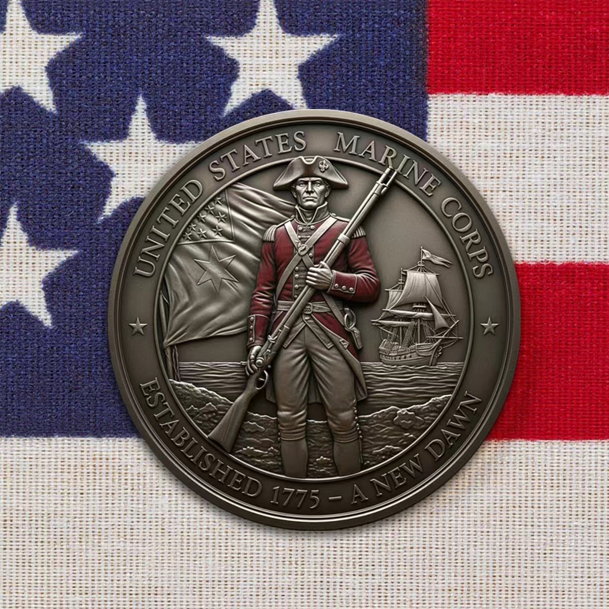 [Copy]🎖 Honoring 250 Years of American Legacy – Limited Edition Coin