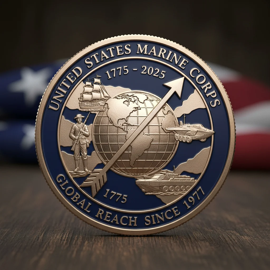 🎖 Honoring 250 Years of American Legacy – Limited Edition Coin