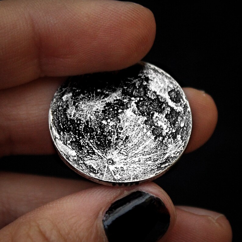 🏆Flash Sale 60% OFF🌑Silver Full Moon Coin