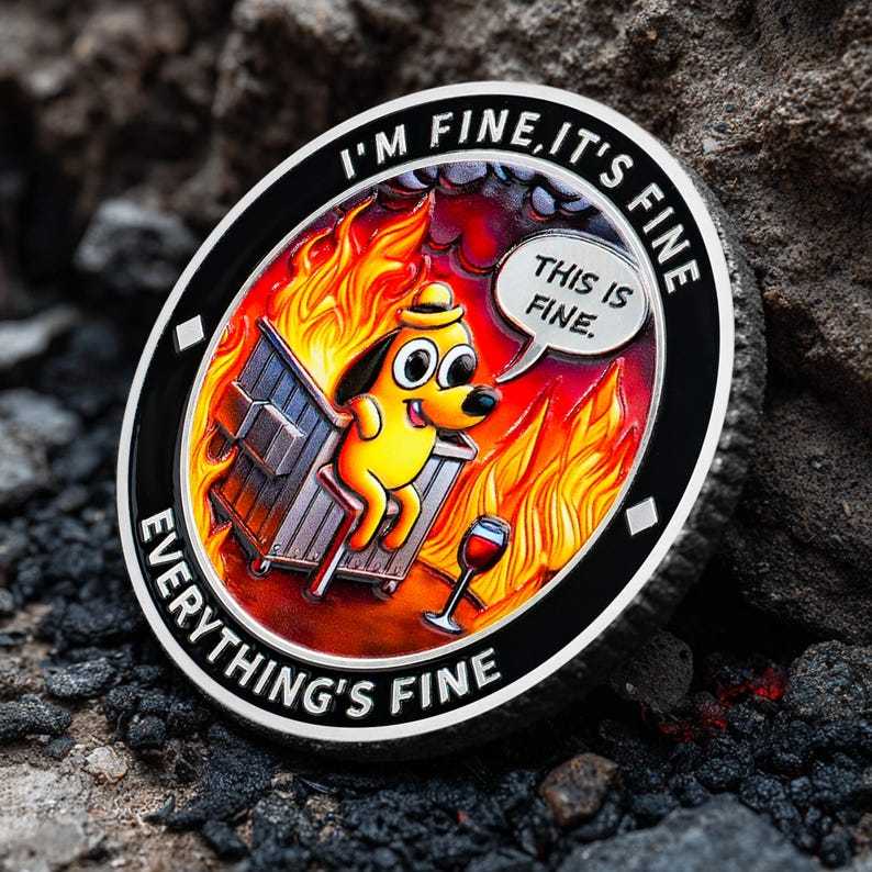 🏆Flash Sale 60% OFF - 🔥Dumpster Fire Challenge Coin