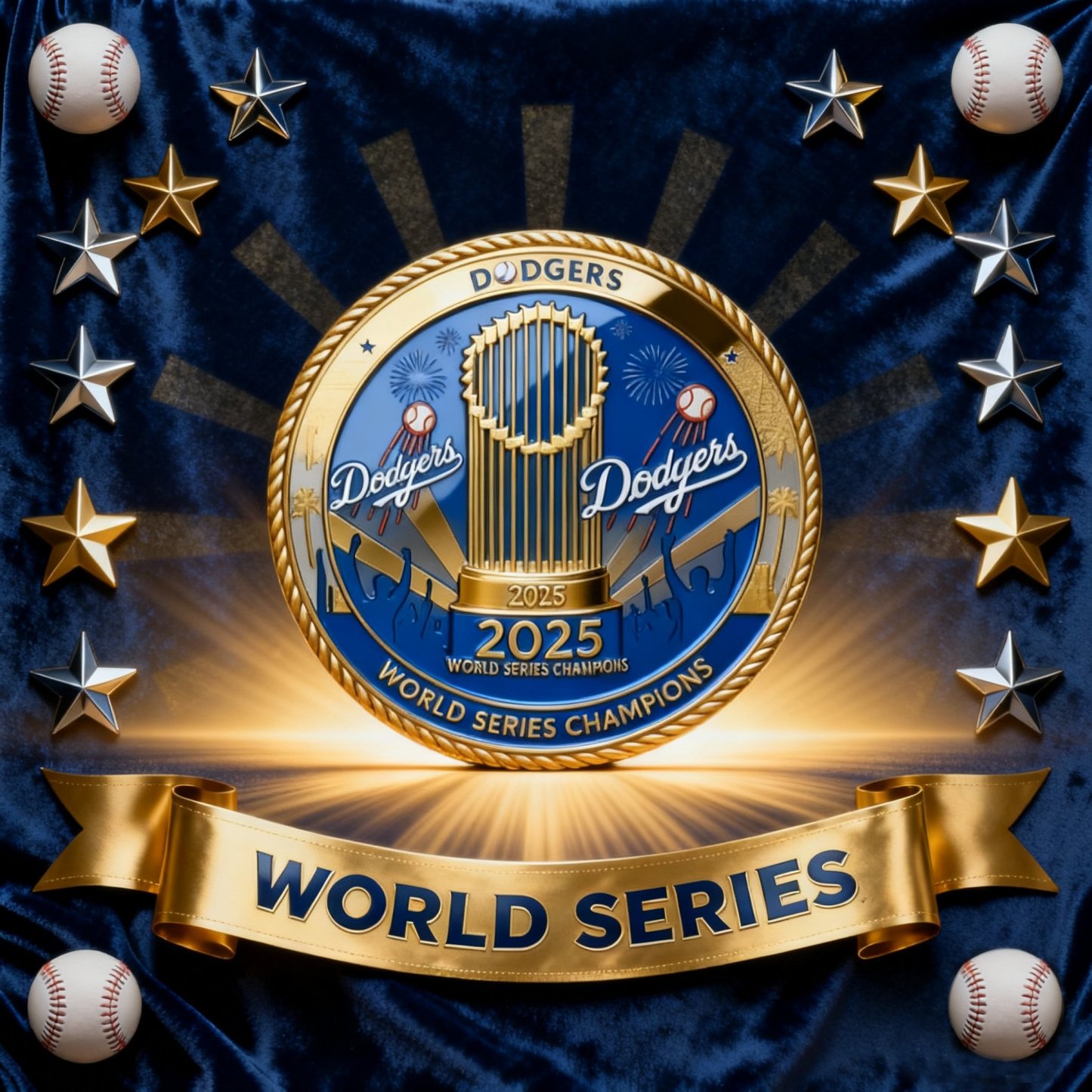⚾️Los Angeles Dodgers 2025 World Series Championship Commemorative Coin