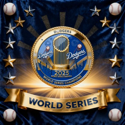 ⚾️Los Angeles Dodgers 2025 World Series Championship Commemorative Coin