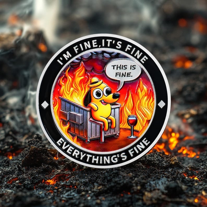 🏆Flash Sale 60% OFF - 🔥Dumpster Fire Challenge Coin