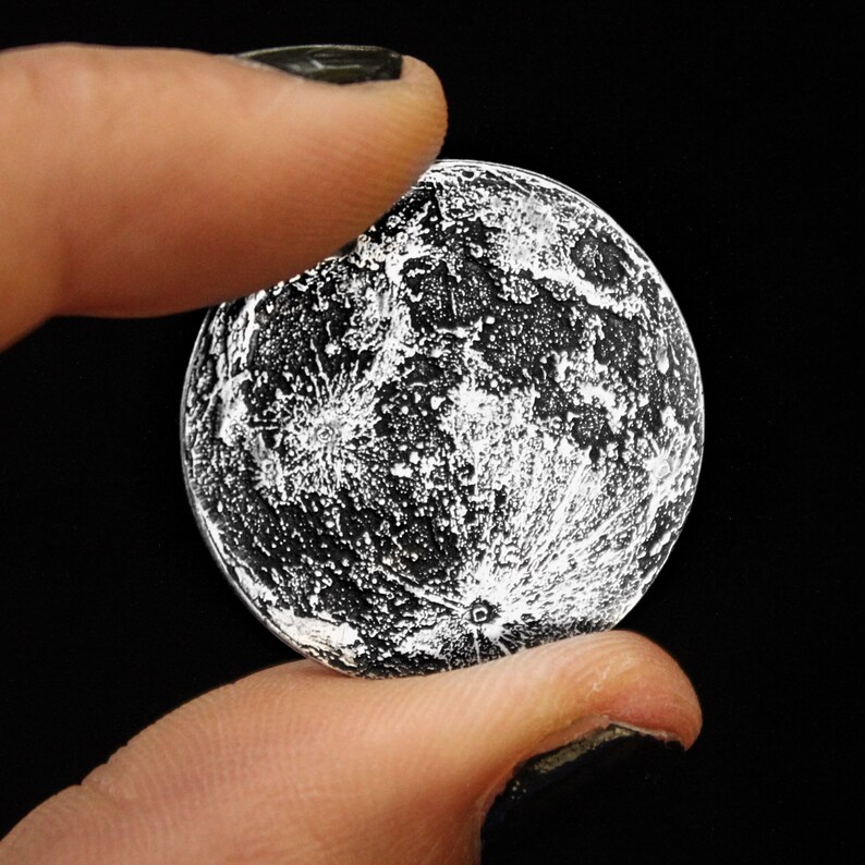 🏆Flash Sale 60% OFF🌑Silver Full Moon Coin
