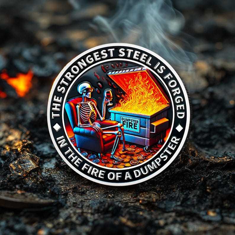 🏆Flash Sale 60% OFF - 🔥Dumpster Fire Challenge Coin