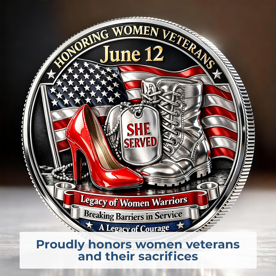 🔥Last Day 50% OFF🔥Women Veterans Day Commemorative Coin