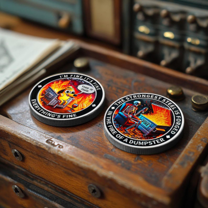 🏆Flash Sale 60% OFF - 🔥Dumpster Fire Challenge Coin