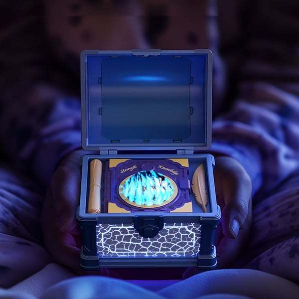 ⭐Treasure Chest Star Projector Lamp