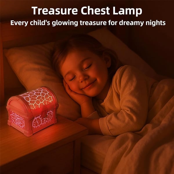 ⭐Treasure Chest Star Projector Lamp