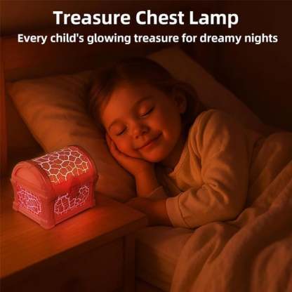 ⭐Treasure Chest Star Projector Lamp