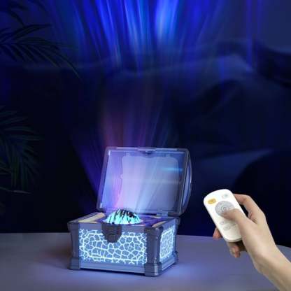 ⭐Treasure Chest Star Projector Lamp
