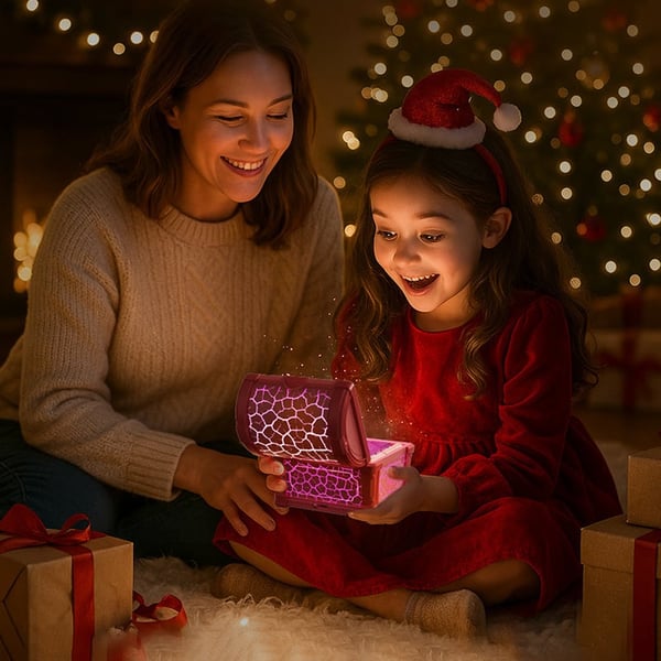 ⭐Treasure Chest Star Projector Lamp