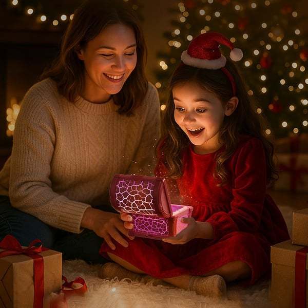 ⭐Treasure Chest Star Projector Lamp