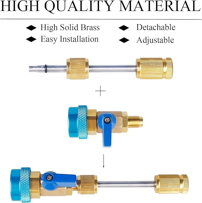 R134A Valve Core Remover and Repair Tool Kit