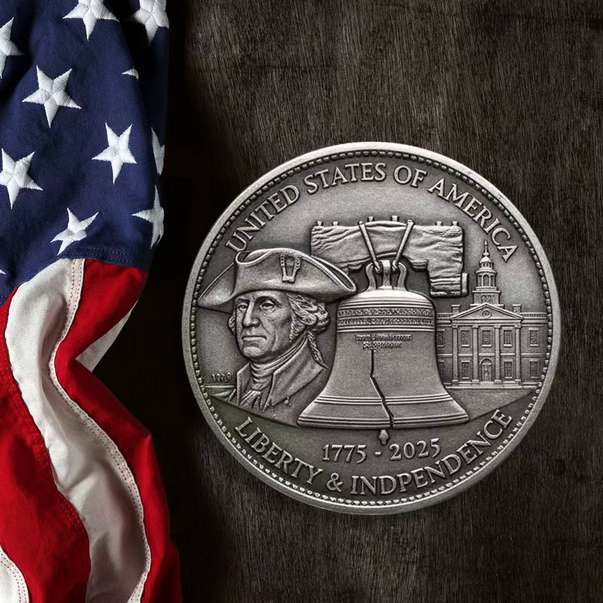 🔥Honoring The U.S. 250th Anniversary Commemorative Coin
