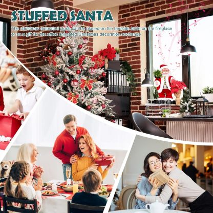 🎁The Twerking Santa Gang : Electric Santa Claus - Wiggling Hips-  Playing Guitar