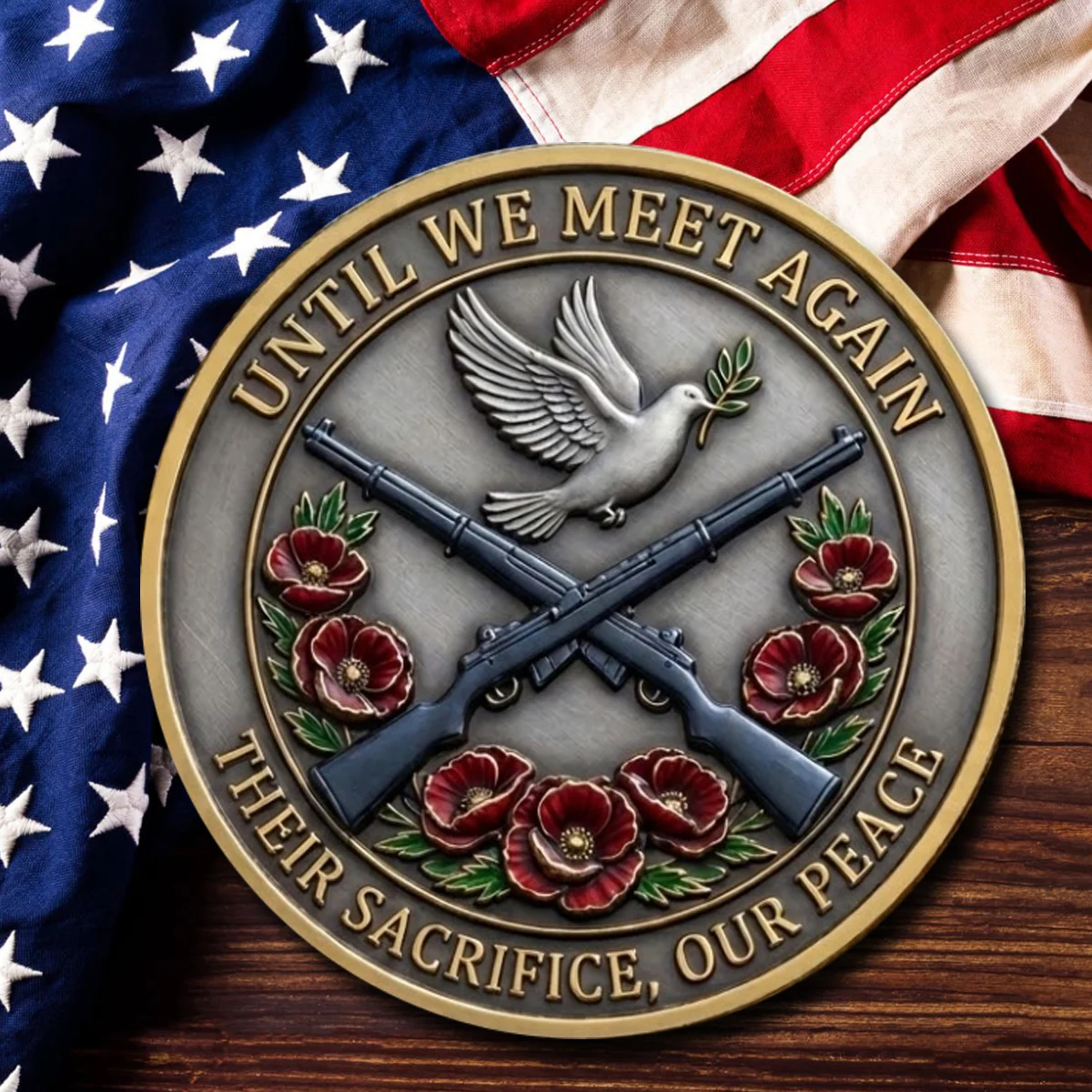 [Copy]🦁Man of Faith – Warrior of the King Challenge Coin