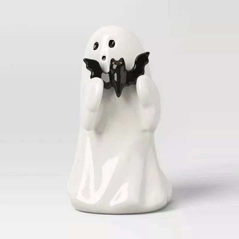 💥Halloween Chost Figurine - Spooky Resin Middle Finger Ghost Statue