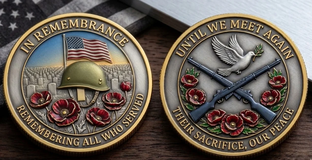 [Copy]🦁Man of Faith – Warrior of the King Challenge Coin