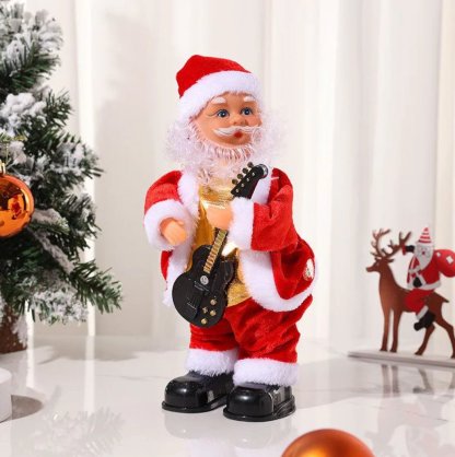 🎁The Twerking Santa Gang : Electric Santa Claus - Wiggling Hips-  Playing Guitar