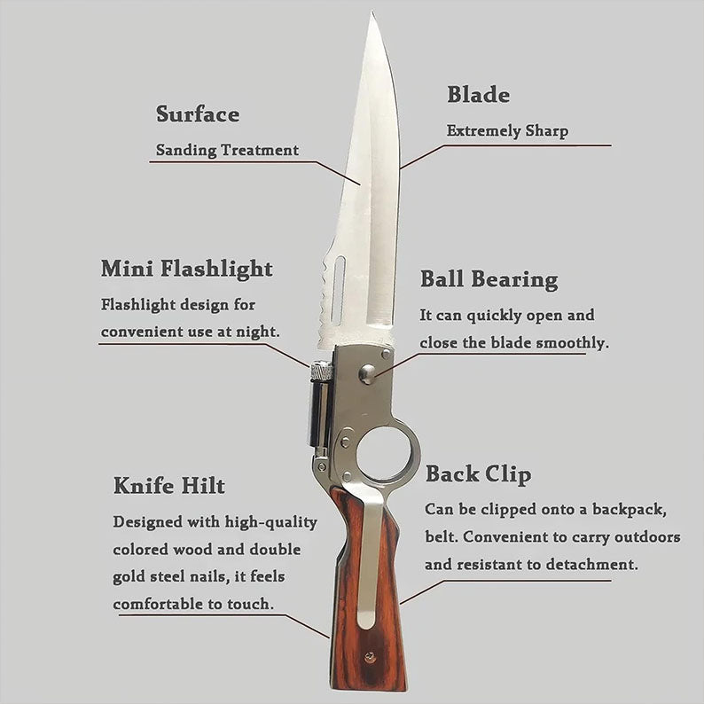 AK47 Pocket Folding Knife