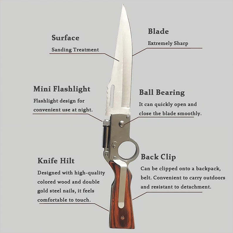 AK47 Pocket Folding Knife