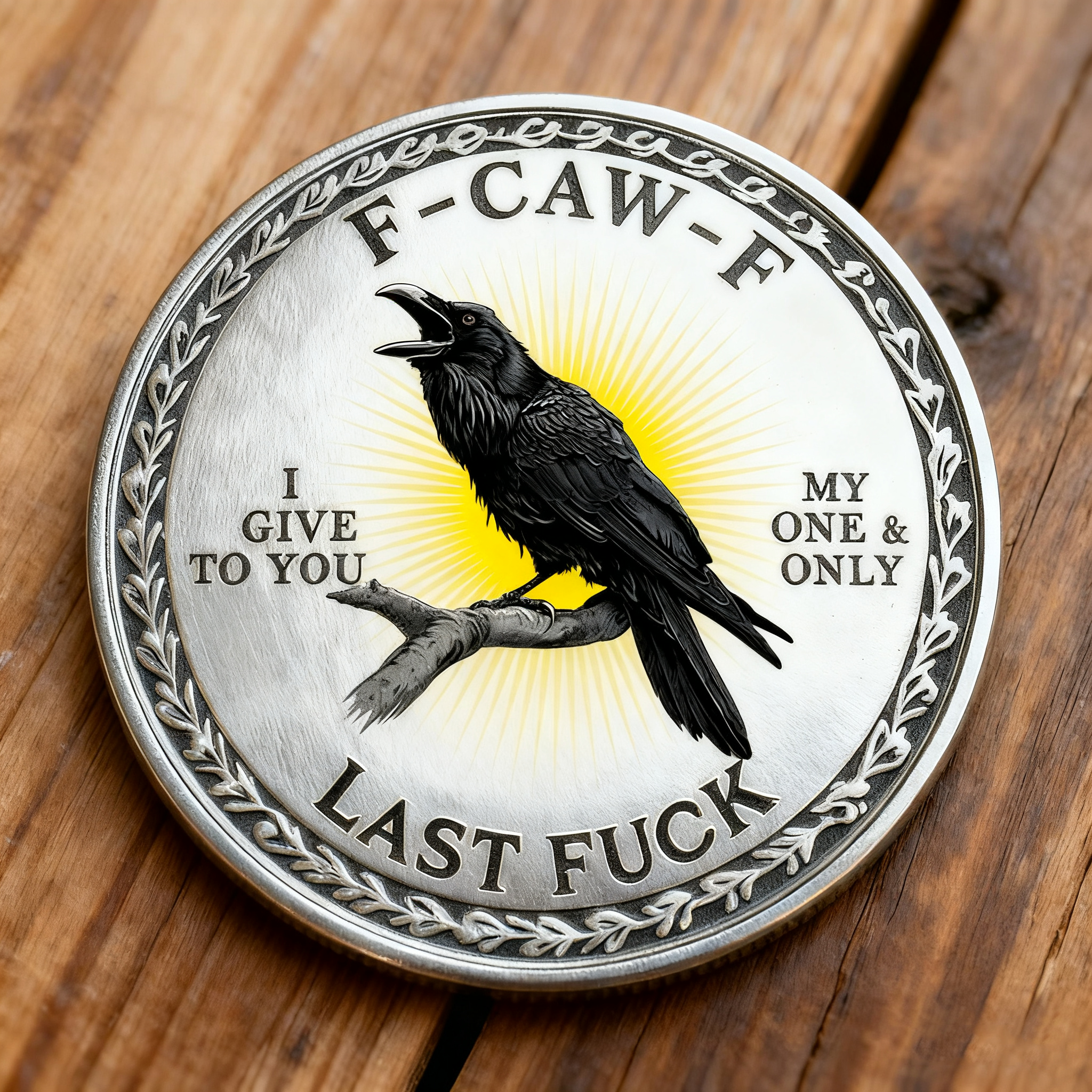 💥The coin that says it all — without saying a word.