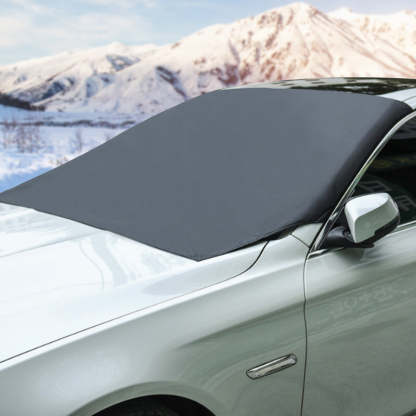 🚗Limited Time Promotion 50% OFF ✨ 4-Layer Magnetic Windshield Car Cover - Thermal Insulation & Frost Protection with Easy Installation ❄️🔗