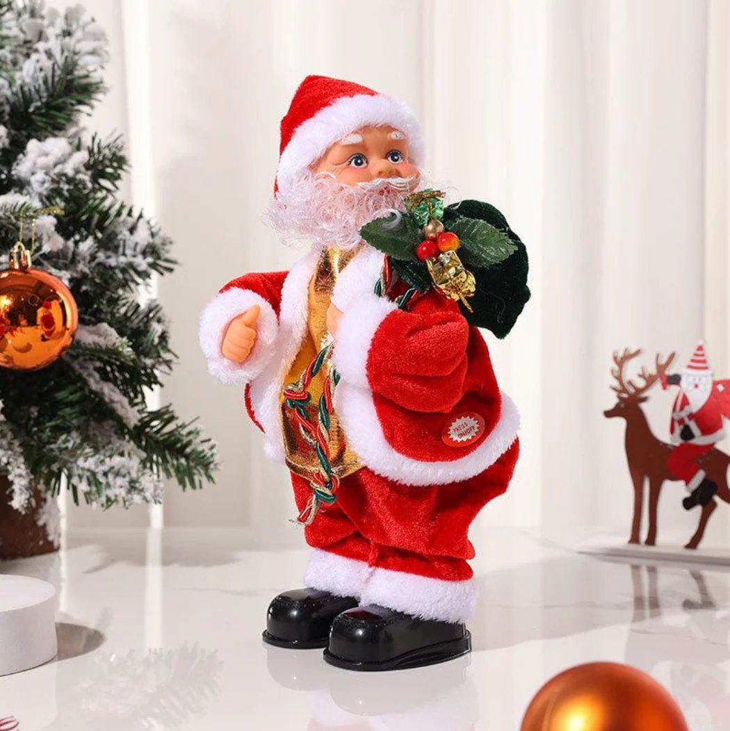 🎁The Twerking Santa Gang : Electric Santa Claus - Wiggling Hips-  Playing Guitar