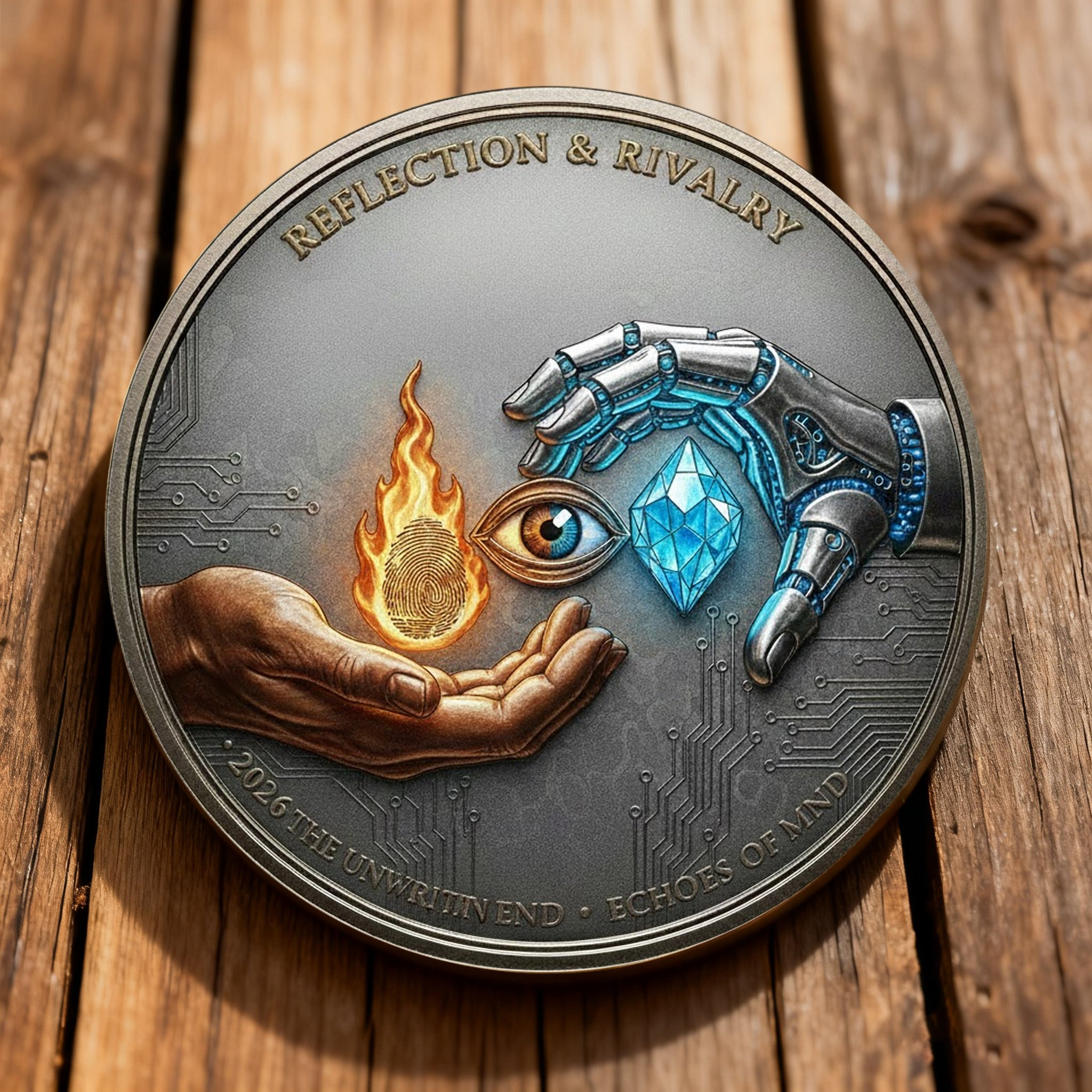 🎉Last Day 49% OFF -THE GAME OF HUMANITY & AI COMMEMORATIVE COIN
