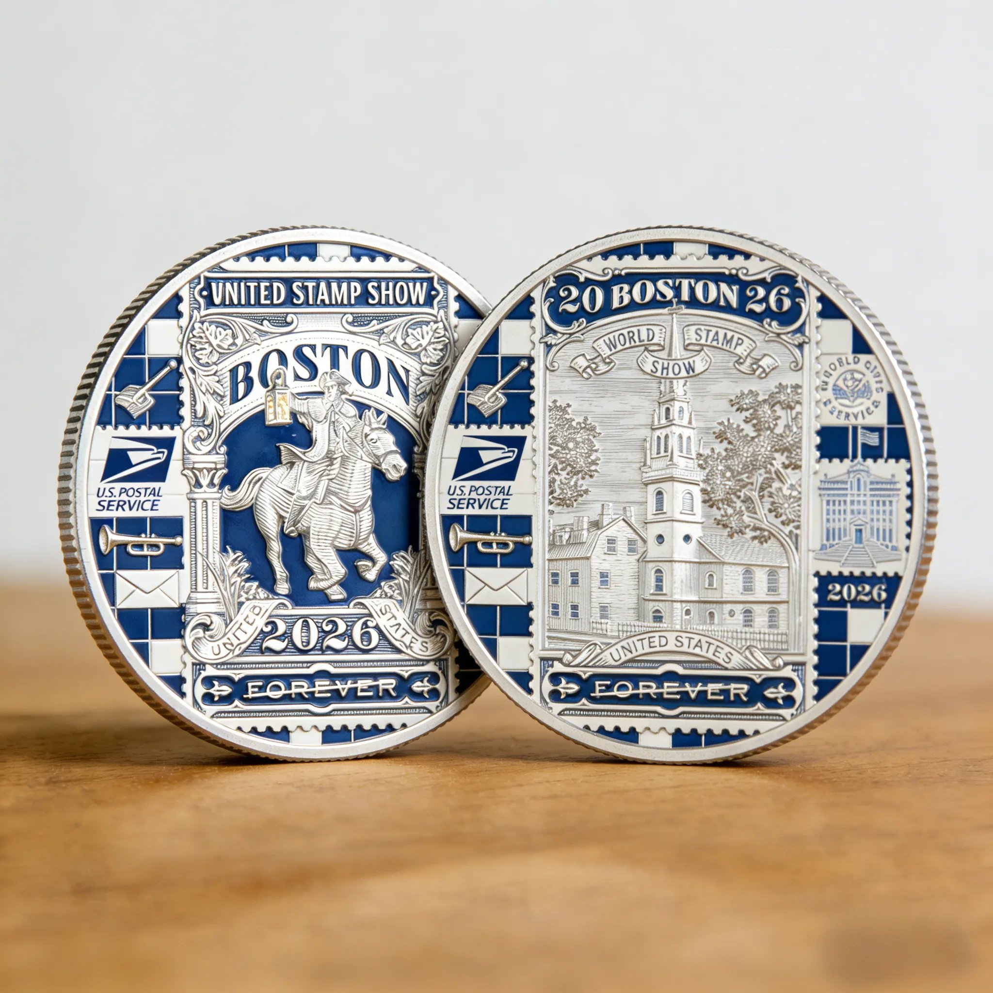 📮 Boston 2026 “Forever Stamp Heritage Coin” — United Stamp Show Editi