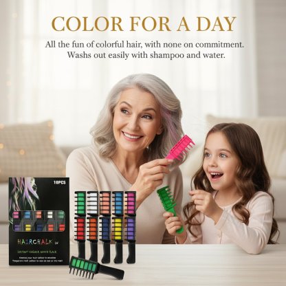 🎁Festive Fun Hair Chalk Combs