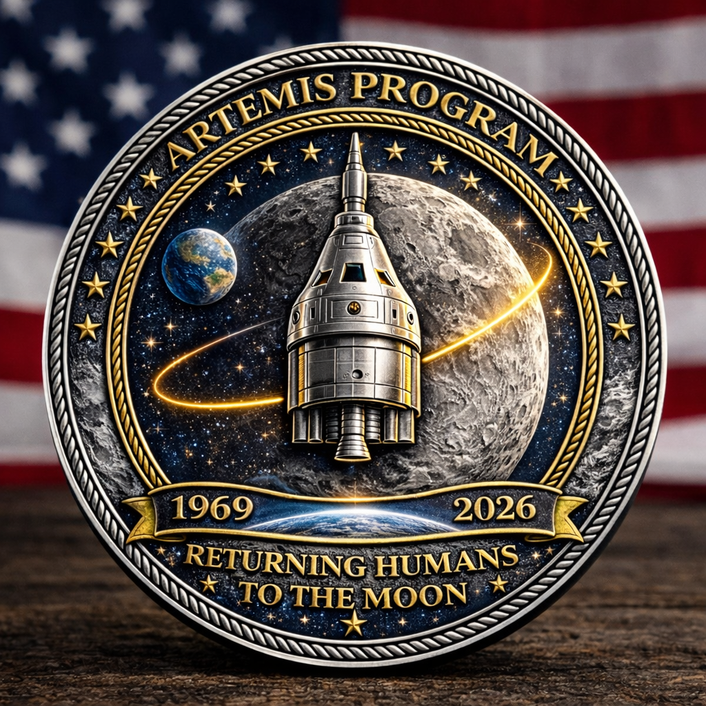 Artemis Lunar Legacy Commemorative Coin 🌕