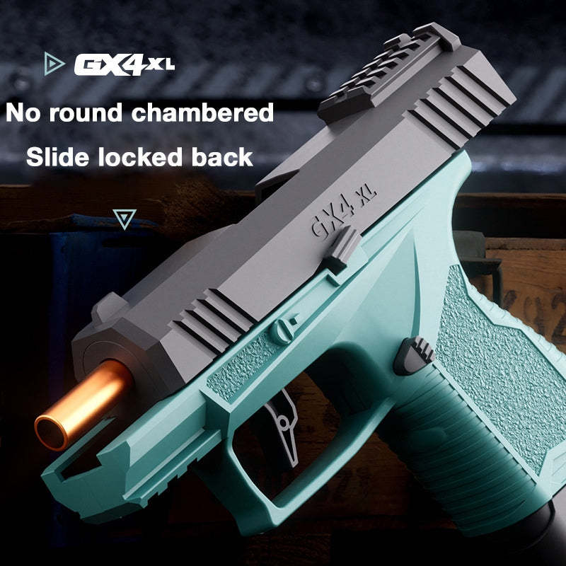 Compact Burst Fire Ejecting Toy Gun, Macaron-Style Soft Dart Blaster for Kids