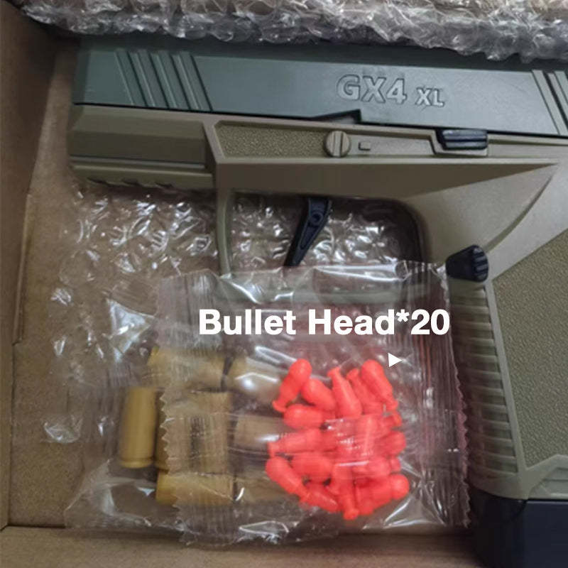 Compact Burst Fire Ejecting Toy Gun, Macaron-Style Soft Dart Blaster for Kids