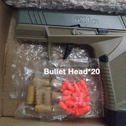 Compact Burst Fire Ejecting Toy Gun, Macaron-Style Soft Dart Blaster for Kids