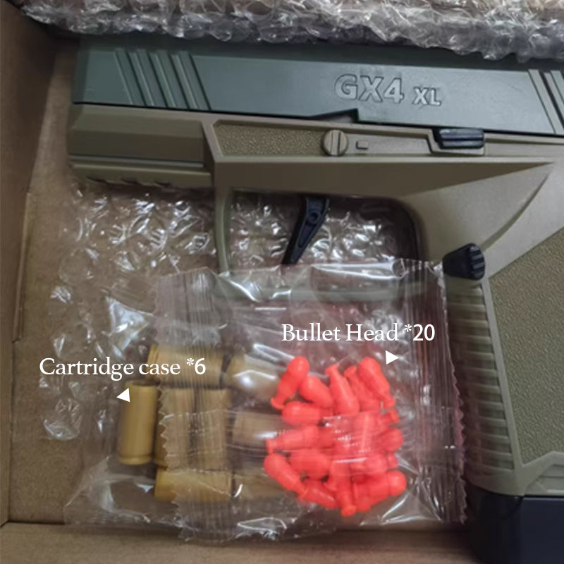 Compact Burst Fire Ejecting Toy Gun, Macaron-Style Soft Dart Blaster for Kids