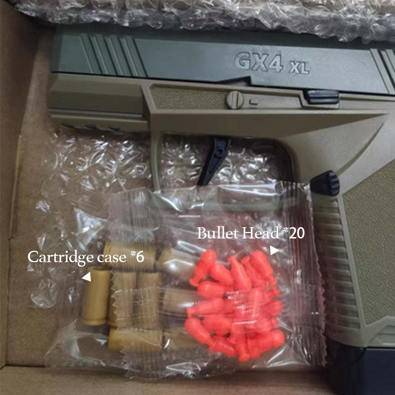 Compact Burst Fire Ejecting Toy Gun, Macaron-Style Soft Dart Blaster for Kids