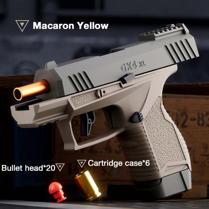 Compact Burst Fire Ejecting Toy Gun, Macaron-Style Soft Dart Blaster for Kids