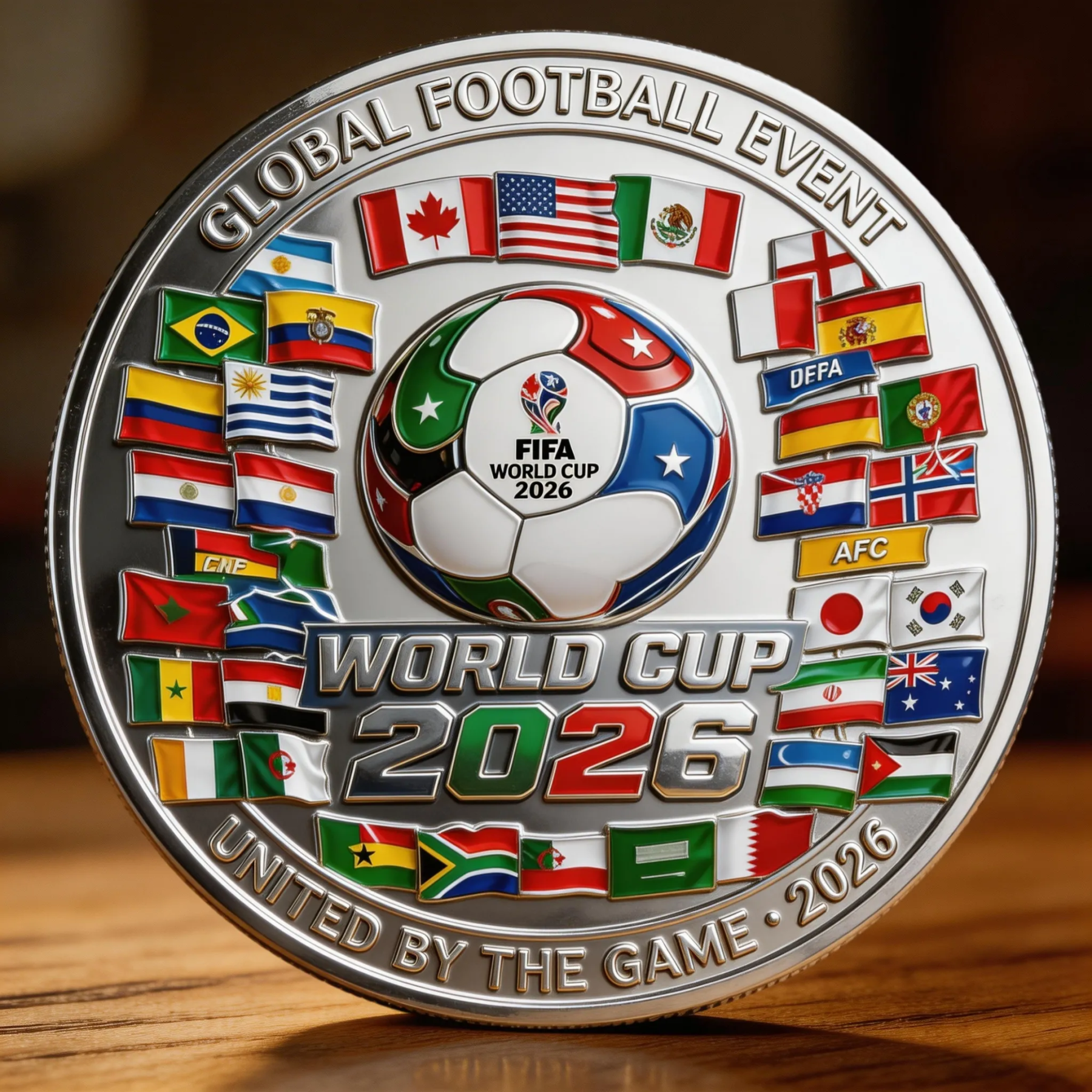 🚀Flash Sale 60% OFF ⚽ World Cup 2026 Commemorative Coin
