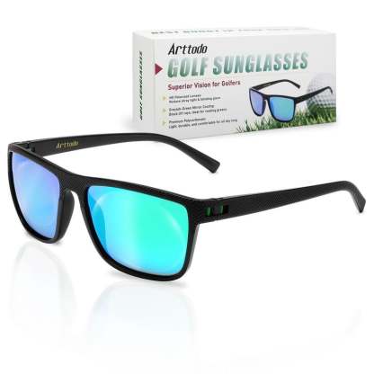 UV Polarized Sunglasses, Lightweight Sunglasses with UV Protection for Golf