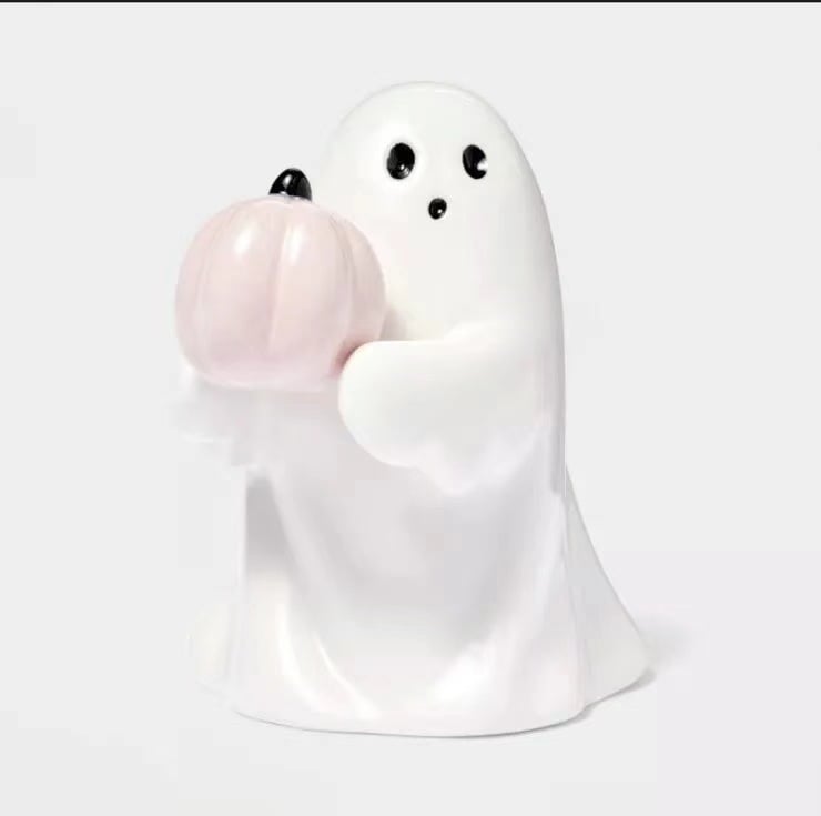 💥Halloween Chost Figurine - Spooky Resin Middle Finger Ghost Statue