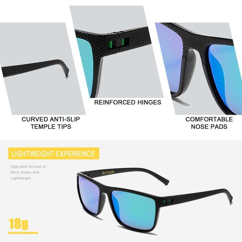 UV Polarized Sunglasses, Lightweight Sunglasses with UV Protection for Golf
