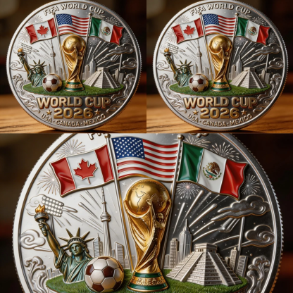 🚀Flash Sale 60% OFF ⚽ World Cup 2026 Commemorative Coin