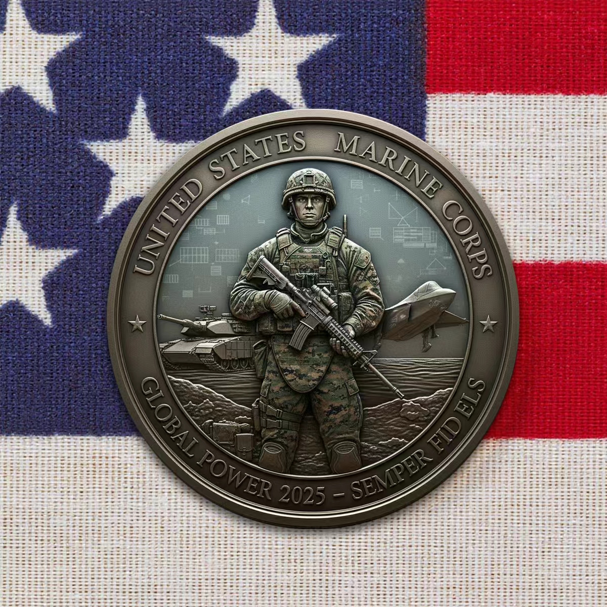 [Copy]🎖 Honoring 250 Years of American Legacy – Limited Edition Coin