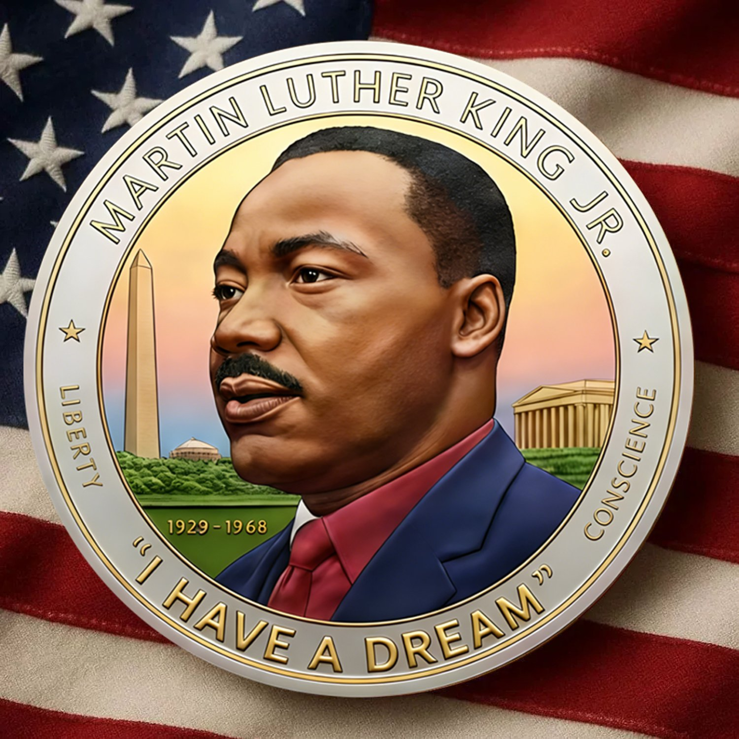 🎉Last Day 49% OFF -“I Have a Dream” Commemorative Coin
