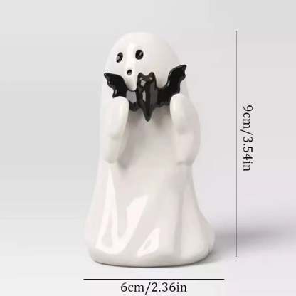💥Halloween Chost Figurine - Spooky Resin Middle Finger Ghost Statue