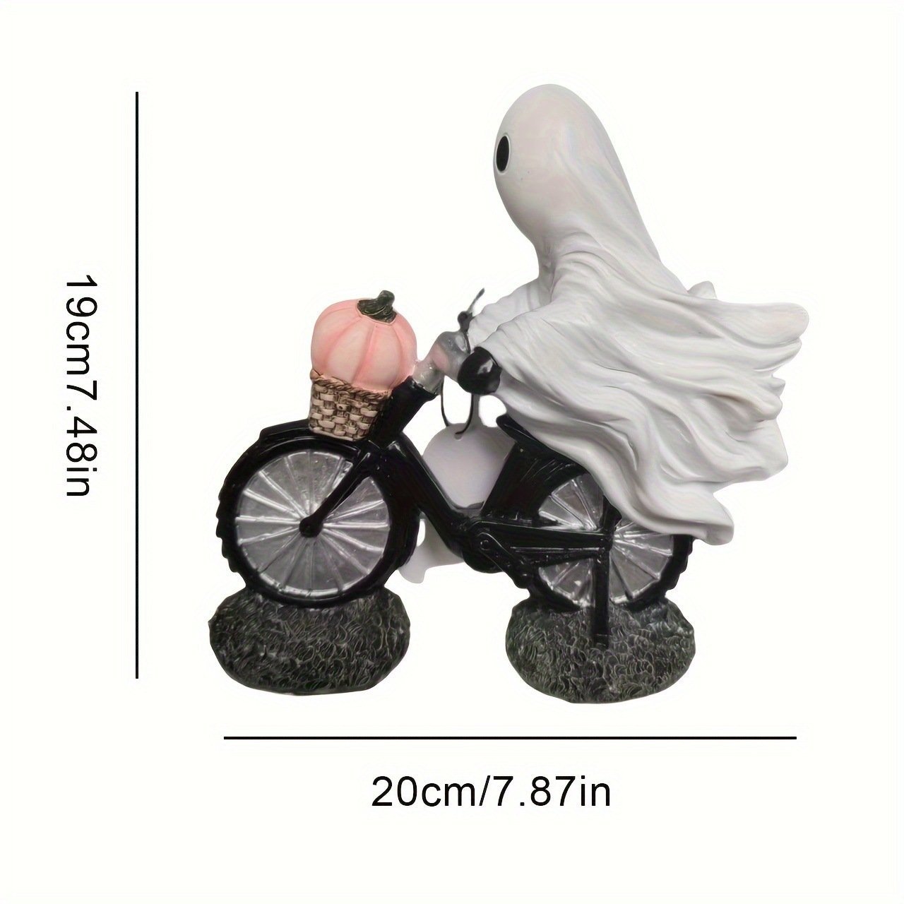 💥Halloween Chost Figurine - Spooky Resin Middle Finger Ghost Statue