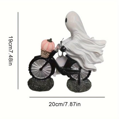 💥Halloween Chost Figurine - Spooky Resin Middle Finger Ghost Statue