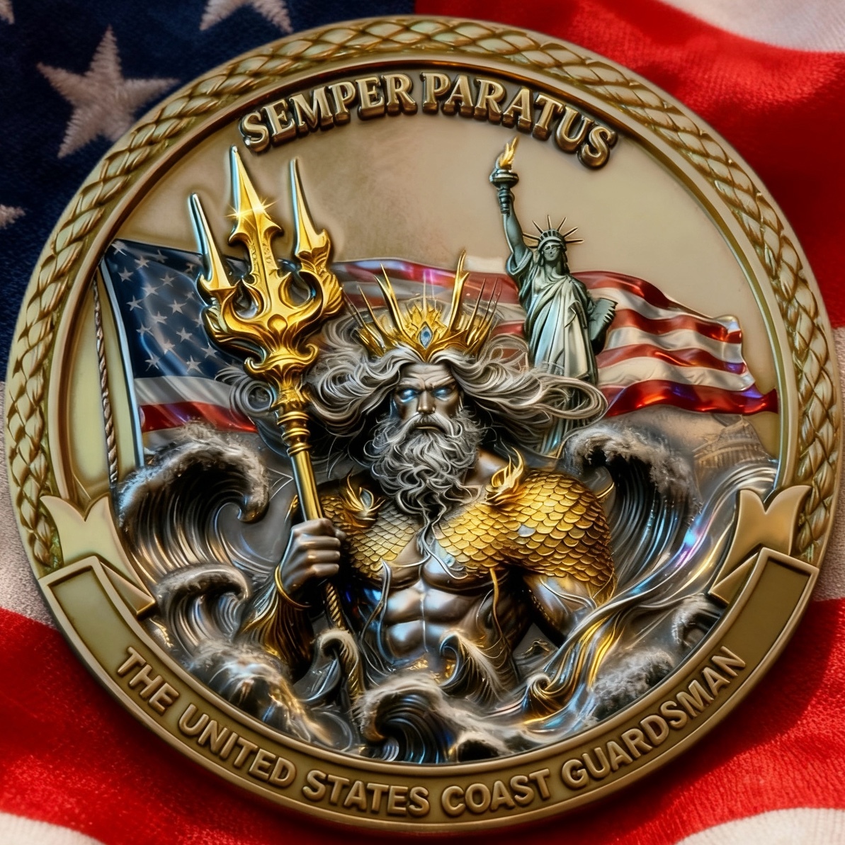🏆Flash Sale 60% OFF - 🚤 U.S. Coast Guard Commemorative Coin ⚓🪙